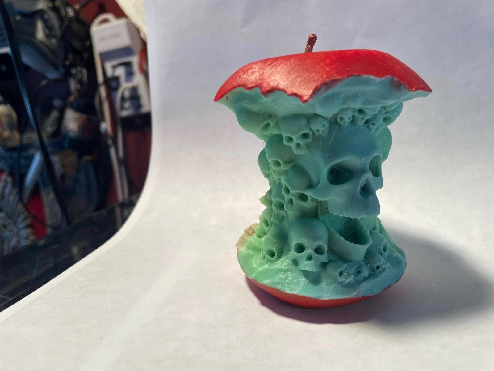 The Forbidden Fruit Desk Ornament.....Made With Premium Filament