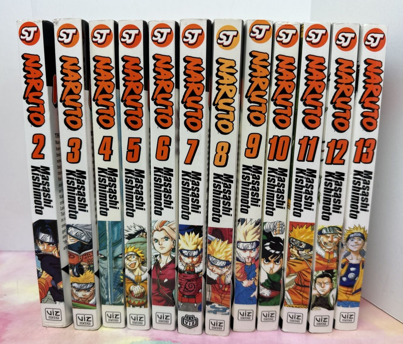 Lot of 12 Naruto Manga Paperback Books English # 2 - 13 Anime Masashi Kishimoto