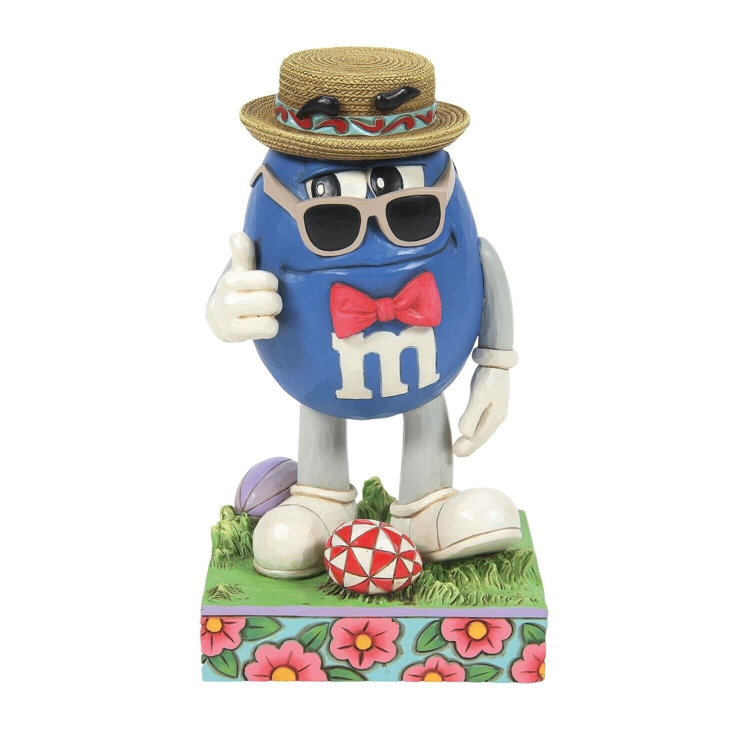 Jim Shore M&M'S Collection - It's Easter Dude - Blue Character w/Bowtie 6014811