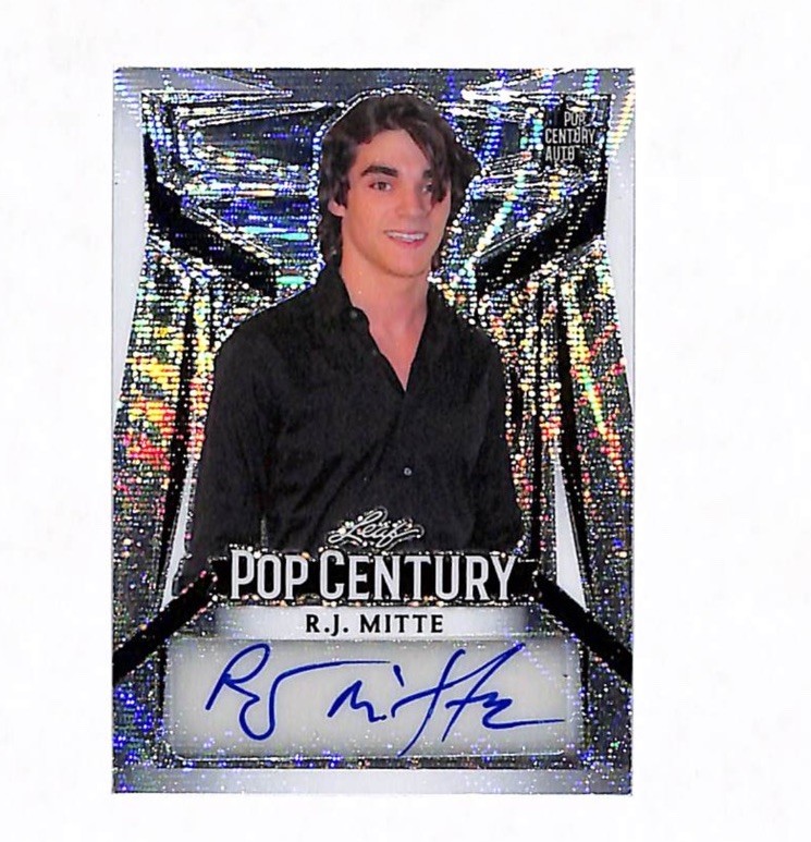 2023 Leaf Pop Century R.J. Mitte 7/20 Silver Auto Autograph Card Breaking Bad