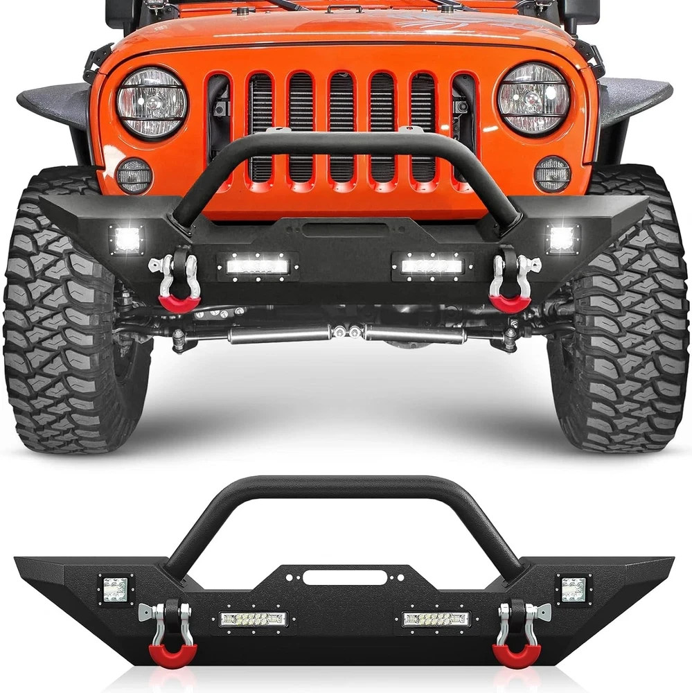 For Wrangler JK Front Bumper Compatible with 2007 2008 2009 2010 2011 2012 2013 For Wrangler JK Front Bumper Compatible with 2007 2008 2009 2010 2011 2012 2013
