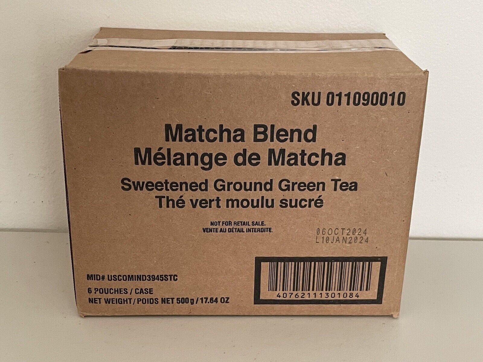 Starbucks Sweetened Matcha Powder | Box of 6 bags | BB: October 2024