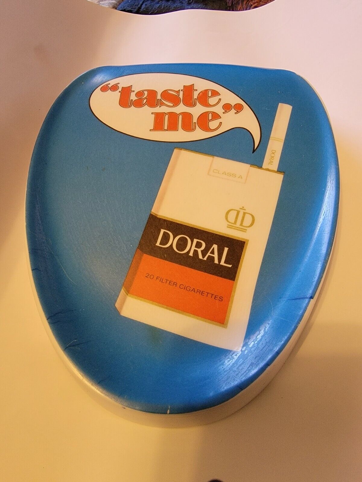 Vintage Doral Cigarette Ashtray coin change tray hard plastic advertising #2