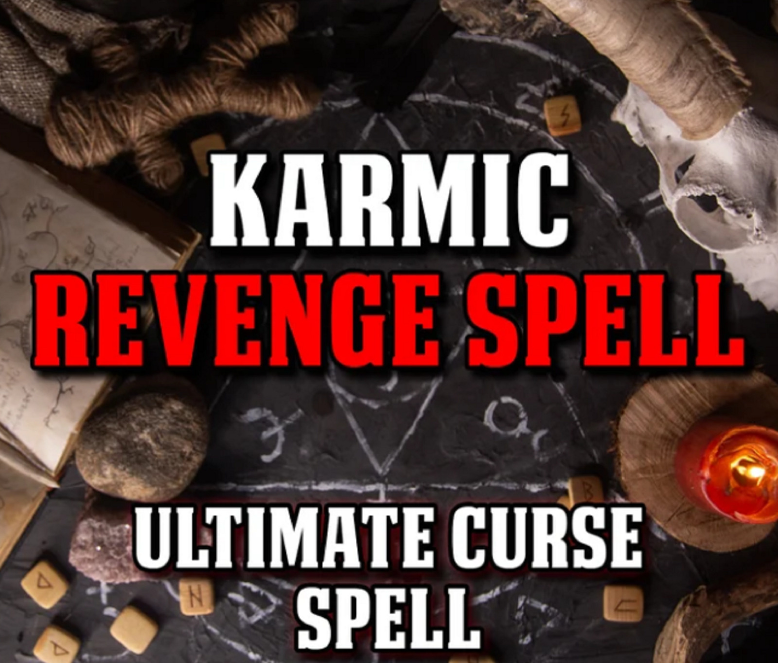 KARMIC REVENGE Spell, Curse Your Enemy Spell, Make Them Regret, Same Day Casting