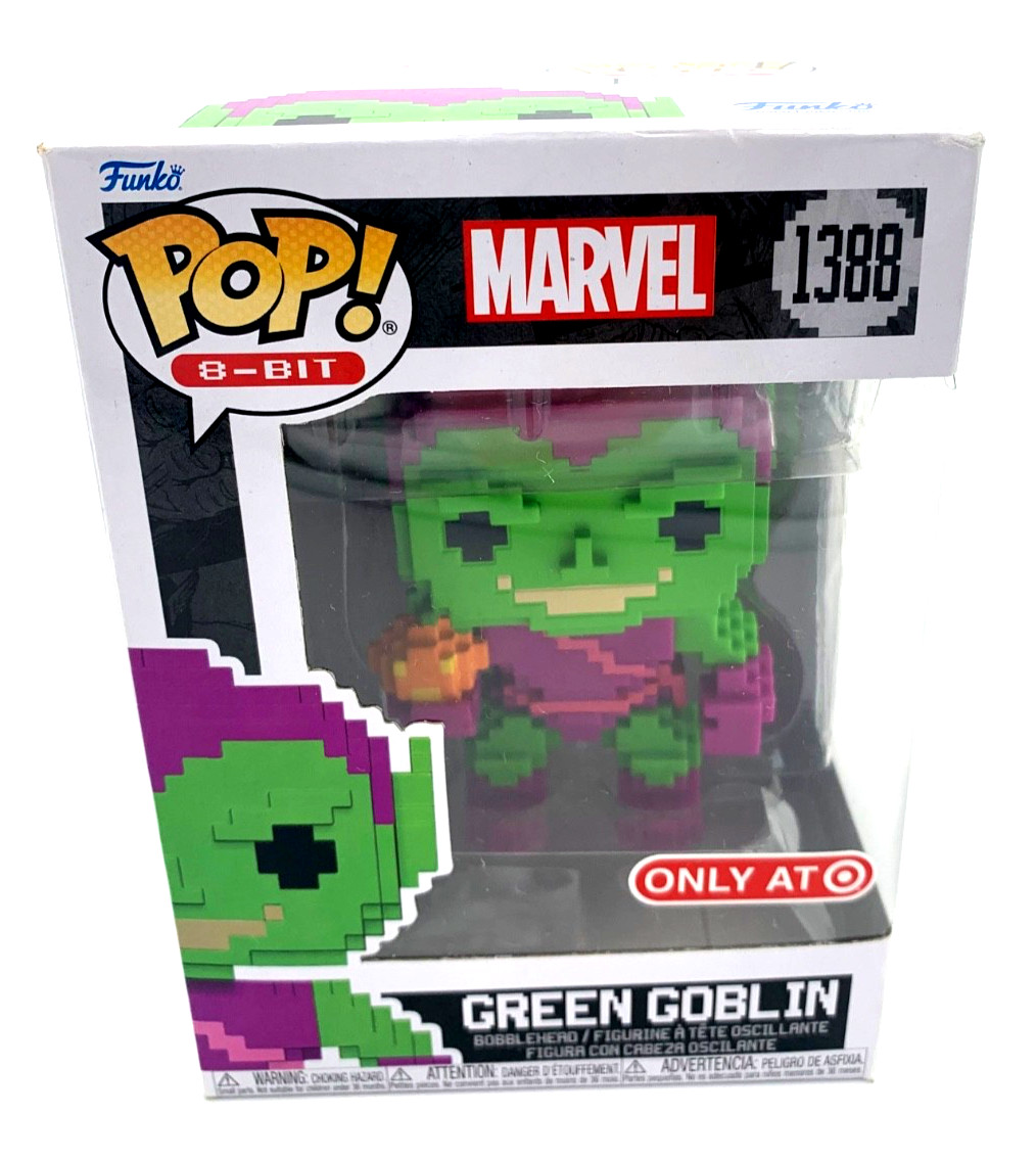 Funko Pop 8-Bit Marvel Green Goblin #1388 Bobble-Head Exclusive 2024 New In Box
