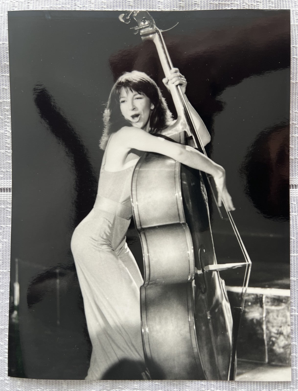 Original Press Photo Press Text Kate Bush Na Sowas ZDF Thomas Gottschalk 8x6