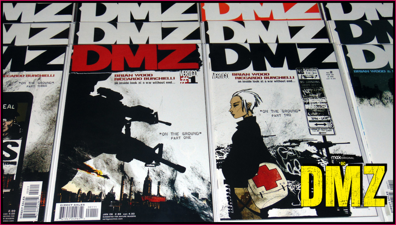 DMZ #1-12,14 16-17 (2006) 1ST PRINT LOT 15 VERTIGO COMICS HBO MAX ROSARIO DAWSON