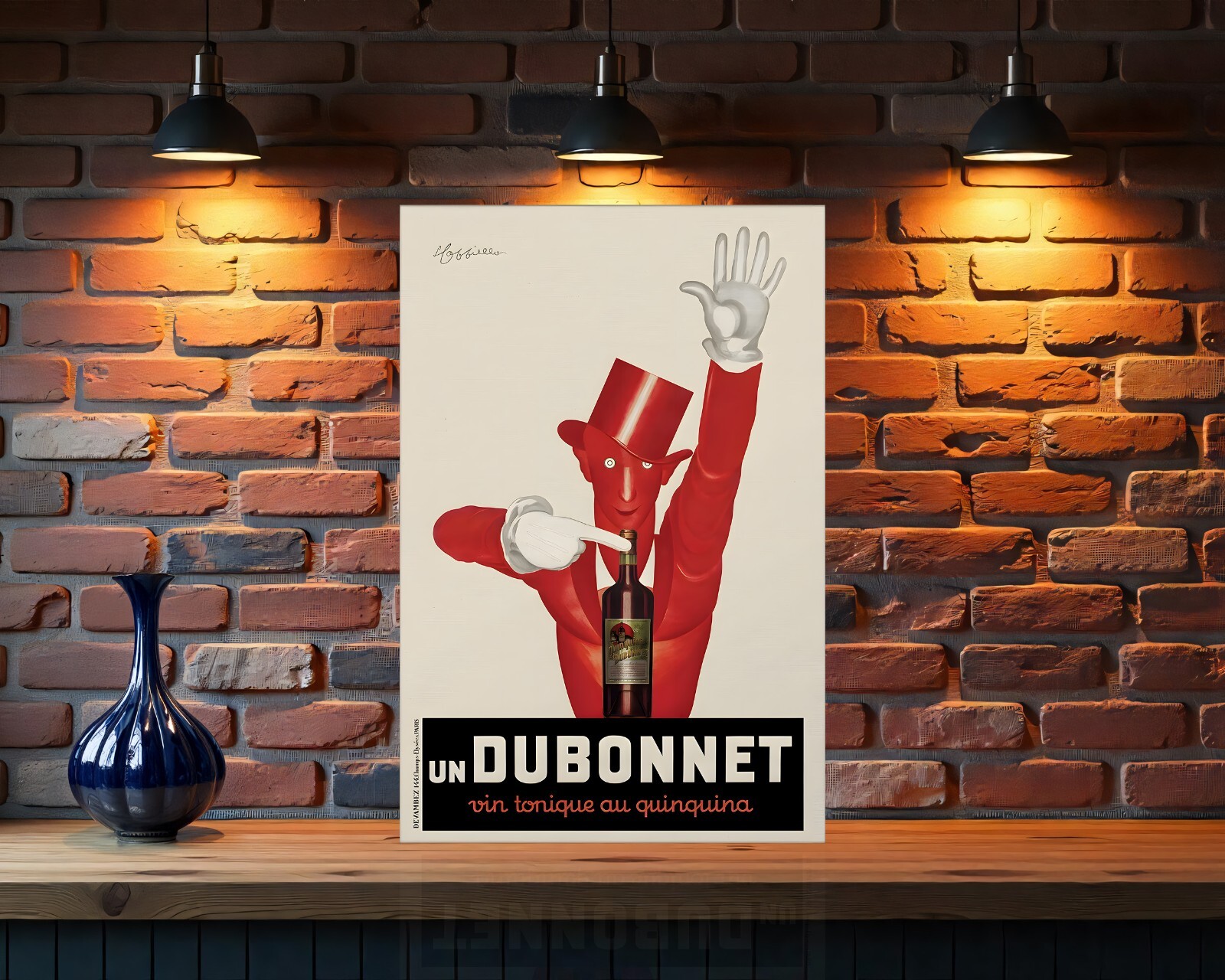 Un Dubonnet Vintage Metal Sign - 24\