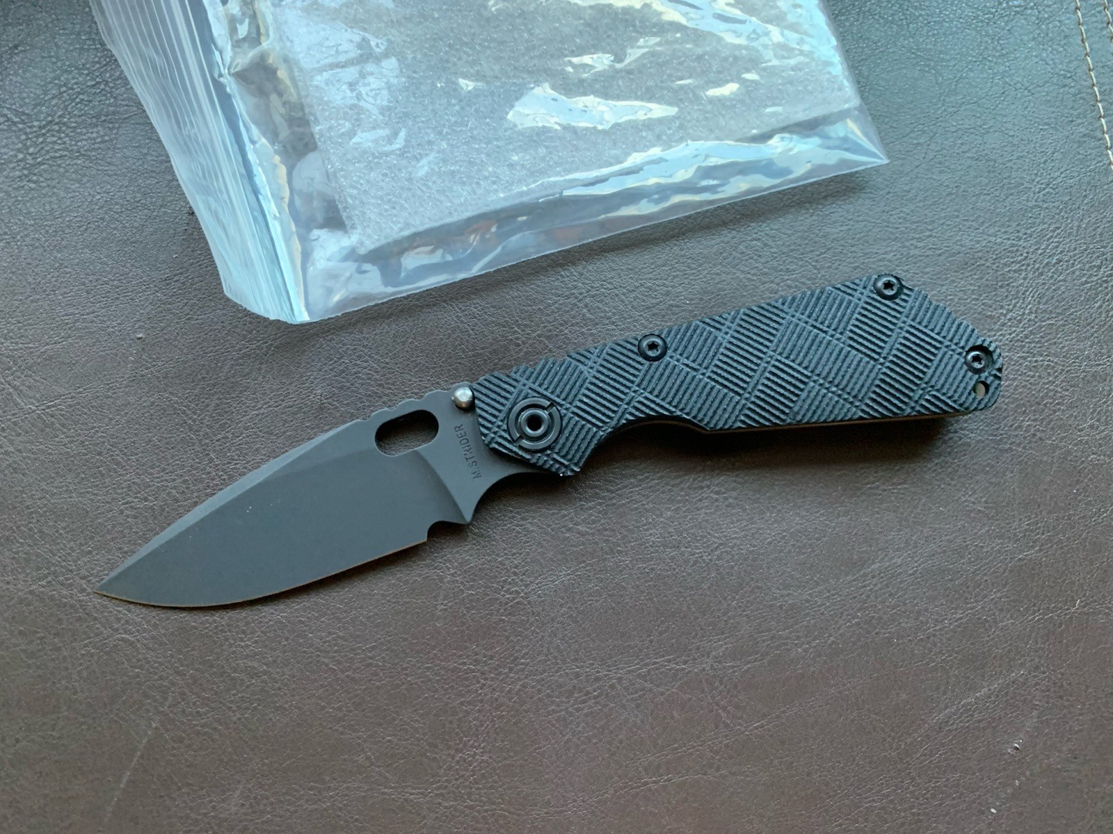 Stider SNG Hybrid Black Crosshatch G10, Tiger Stripe Ti, Black PD-1 PD1 Blade Stider SNG Hybrid Black Crosshatch G10, Tiger Stripe Ti, Black PD-1 PD1 Blade