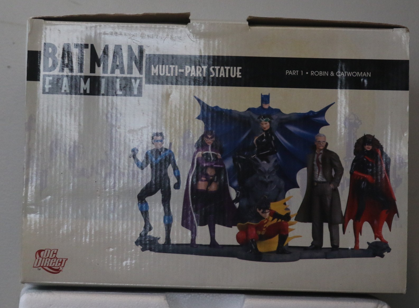 DC Direct Batman Family Statue Part 1 Robin Catwoman #177/2000 Andy Kubert COA
