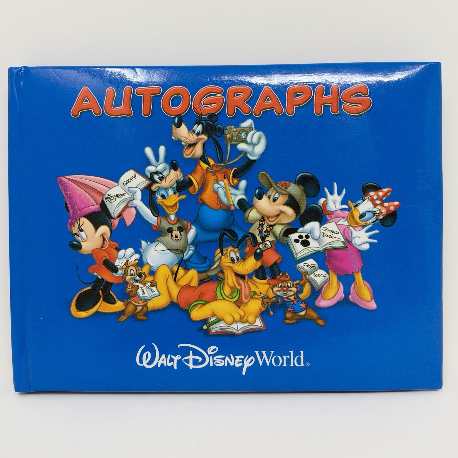 Authentic Walt Disney World Autograph Book Parks Souvenir Blank Pages - NEW