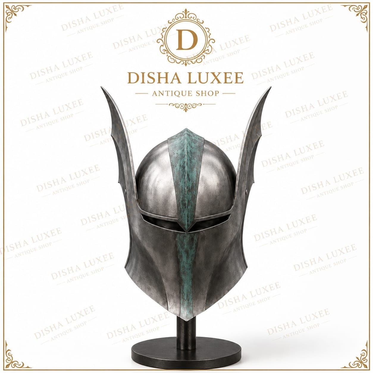 Dark Lord Fantasy Helmet Medieval Gothic Armor Helm Handcrafted Power ranger