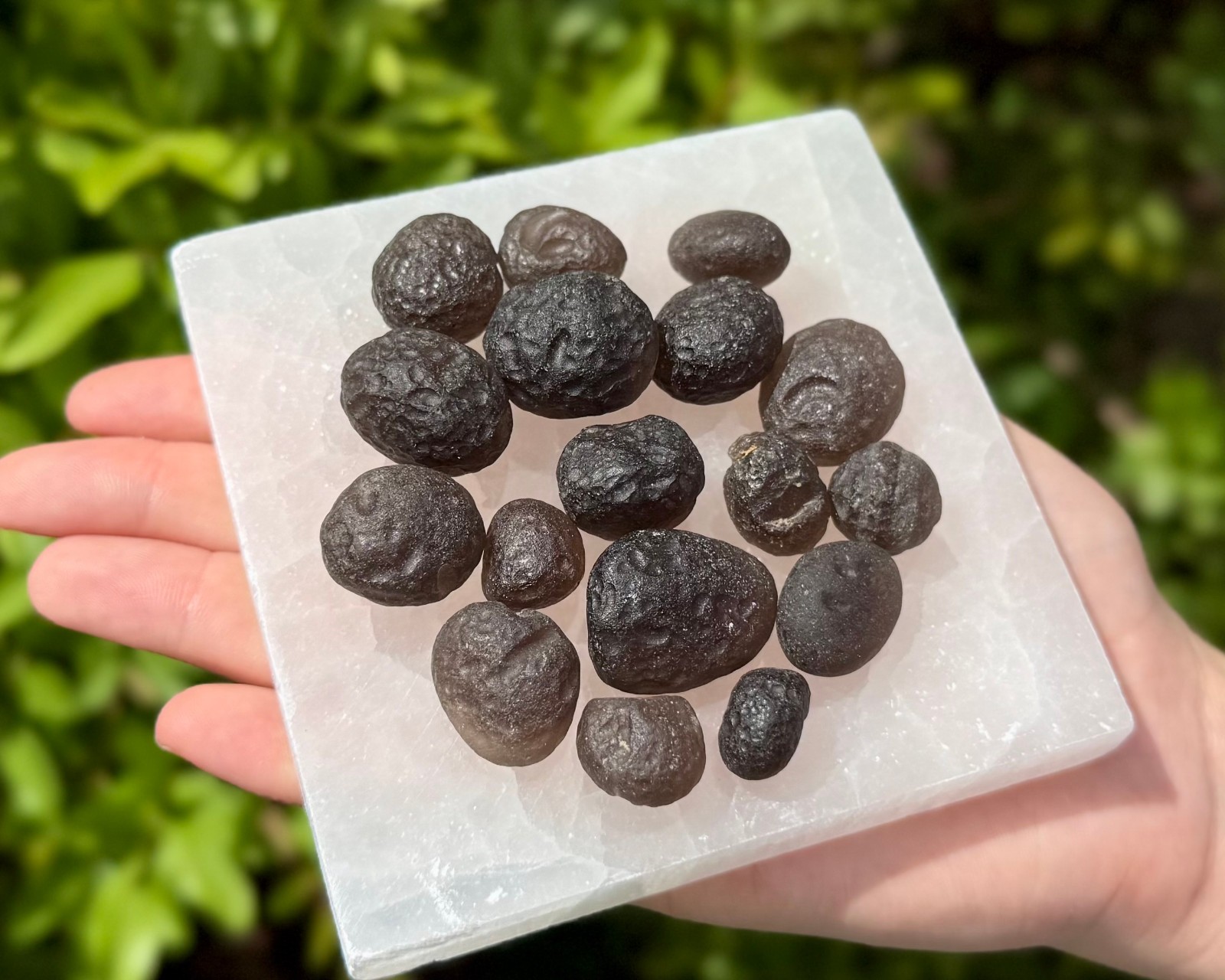Natural Colombianite Tektite Crystals, Raw Colombian Specimens - Choose Size
