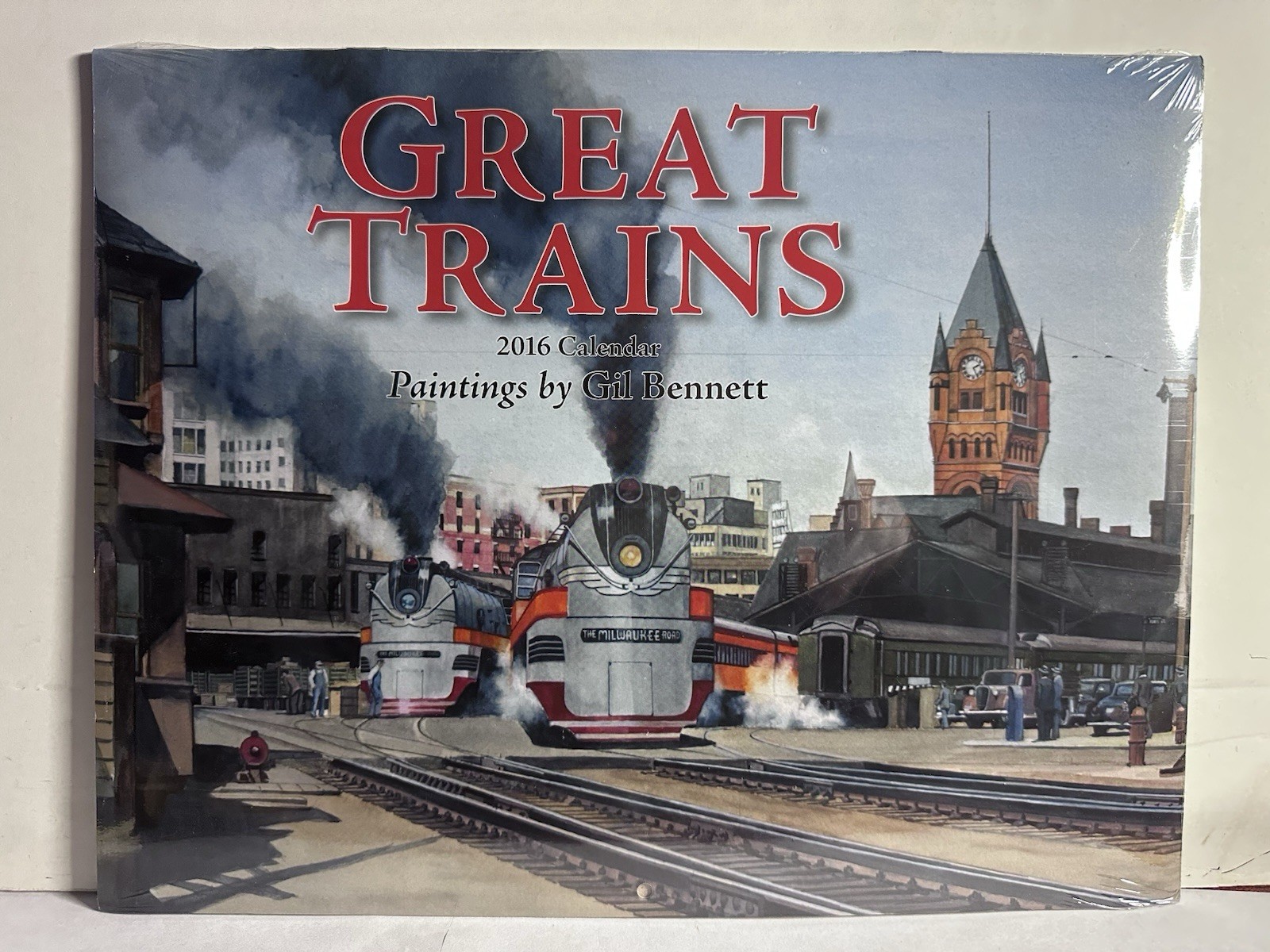 Great Trains Sealed 2016 Calendar - Paintings By Gil Bennett