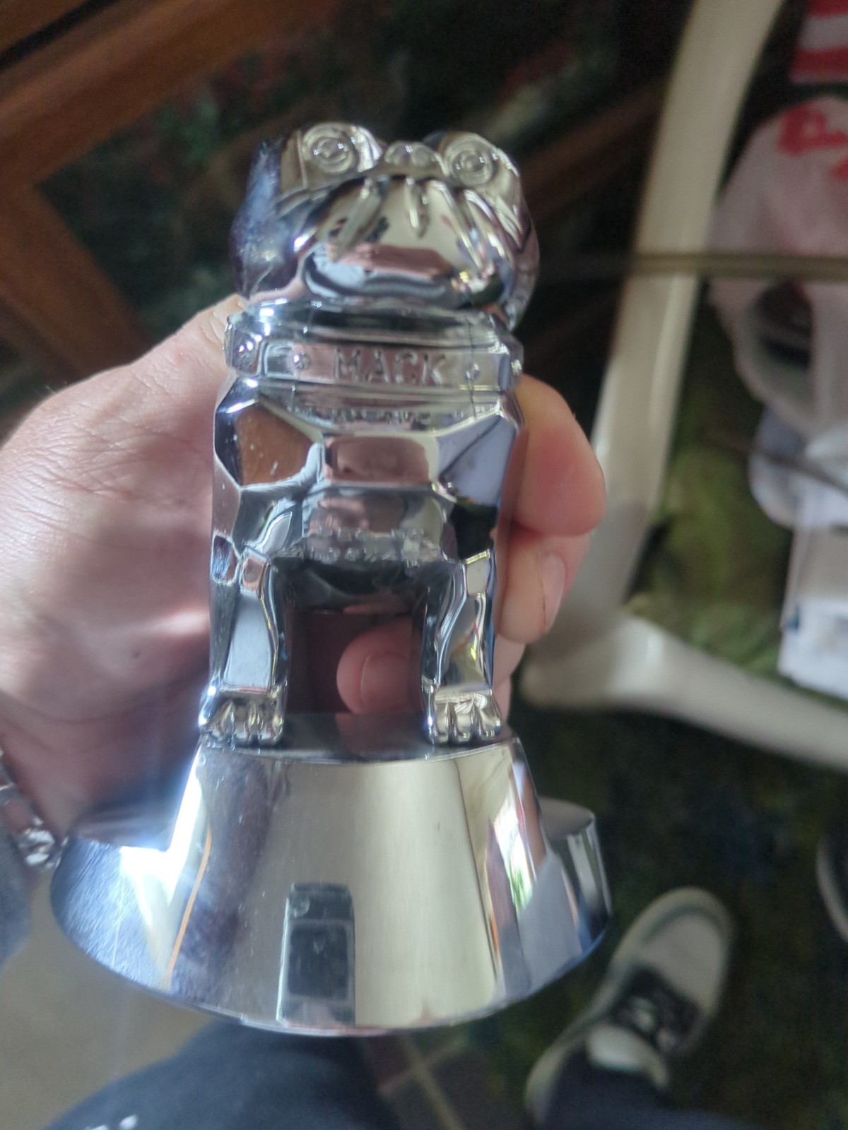 Mack Truck Bulldog That They Mount In Front Of The Trucks