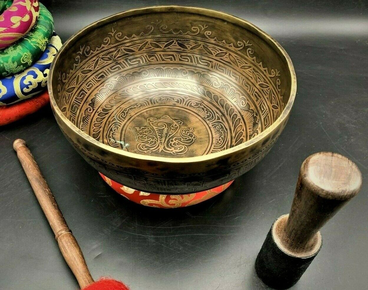 10-inch Tibetan singing bowl, meditation bowl, chakra  healing, singing bowl-