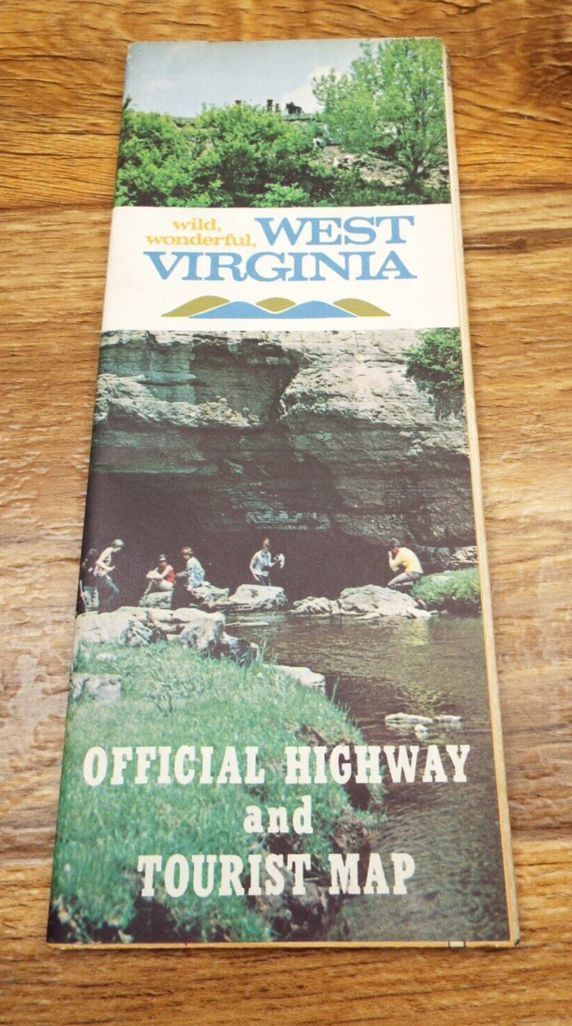 Vintage 1970 West Virginia Official Road Map – State Highway Department