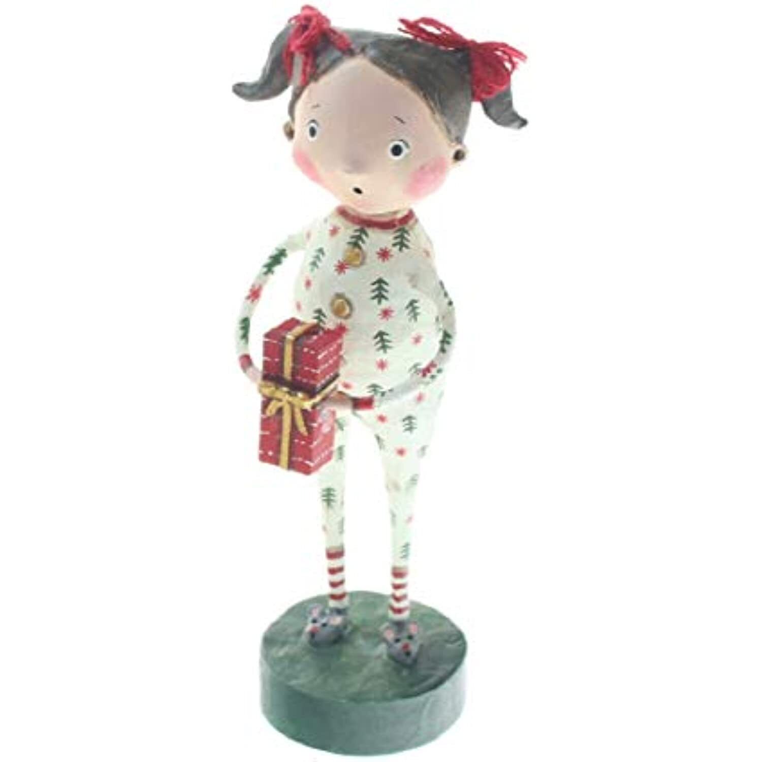 Lori Mitchell 12265 Jenny\'s Christmas Jammies Figurine 6.5\