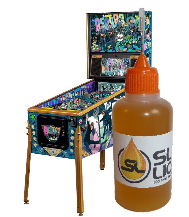 Slick Liquid Lube Bearings BEST 100% Synthetic Lubricant for Pinball Machines