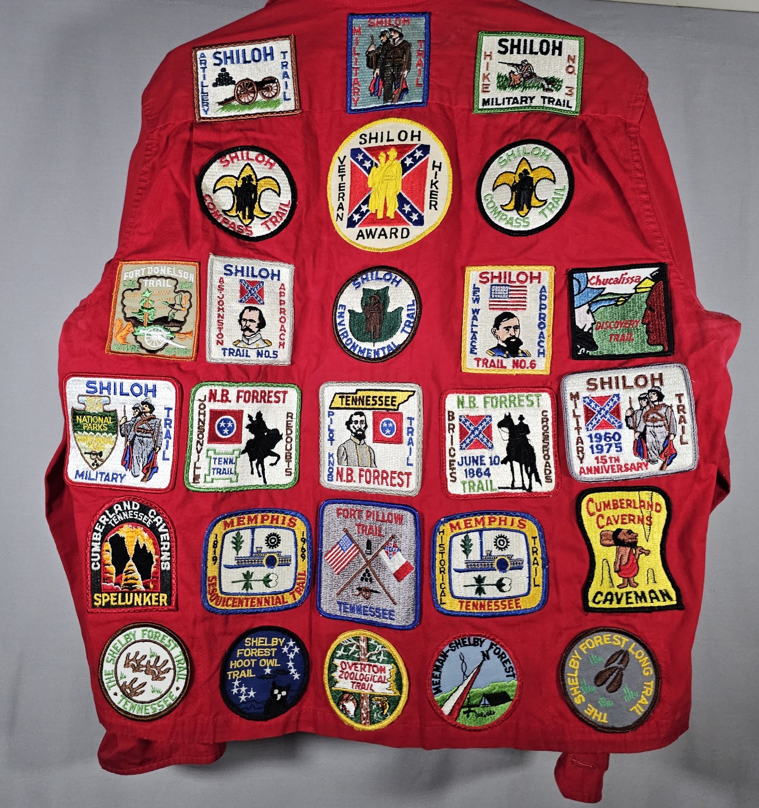 VERY RARE 38 Patches from 4-States '60s '70s Custom BSA Patch Jacket Large
