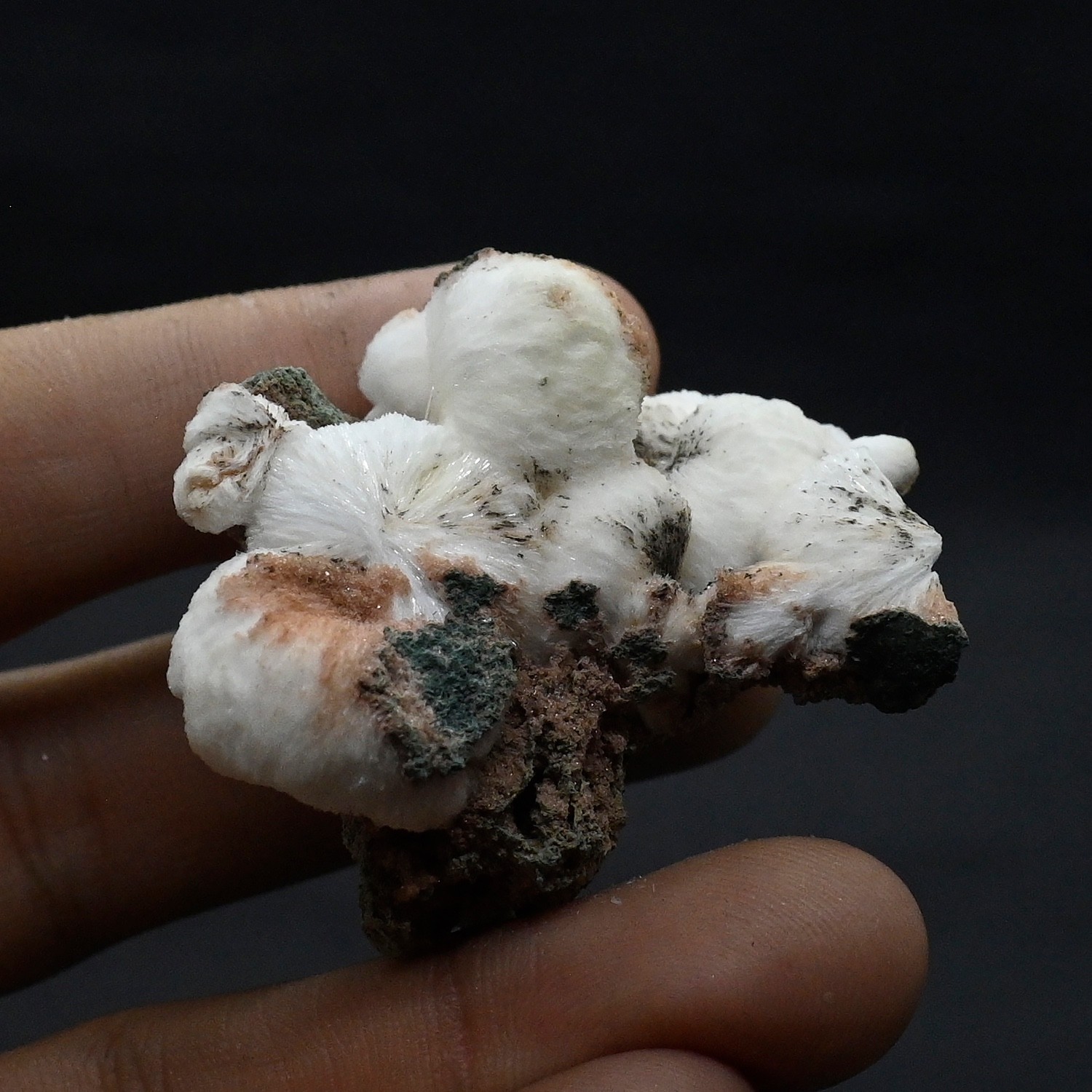 New find : Mordenite on matrix (Nonprecious natural stone)   # 4417