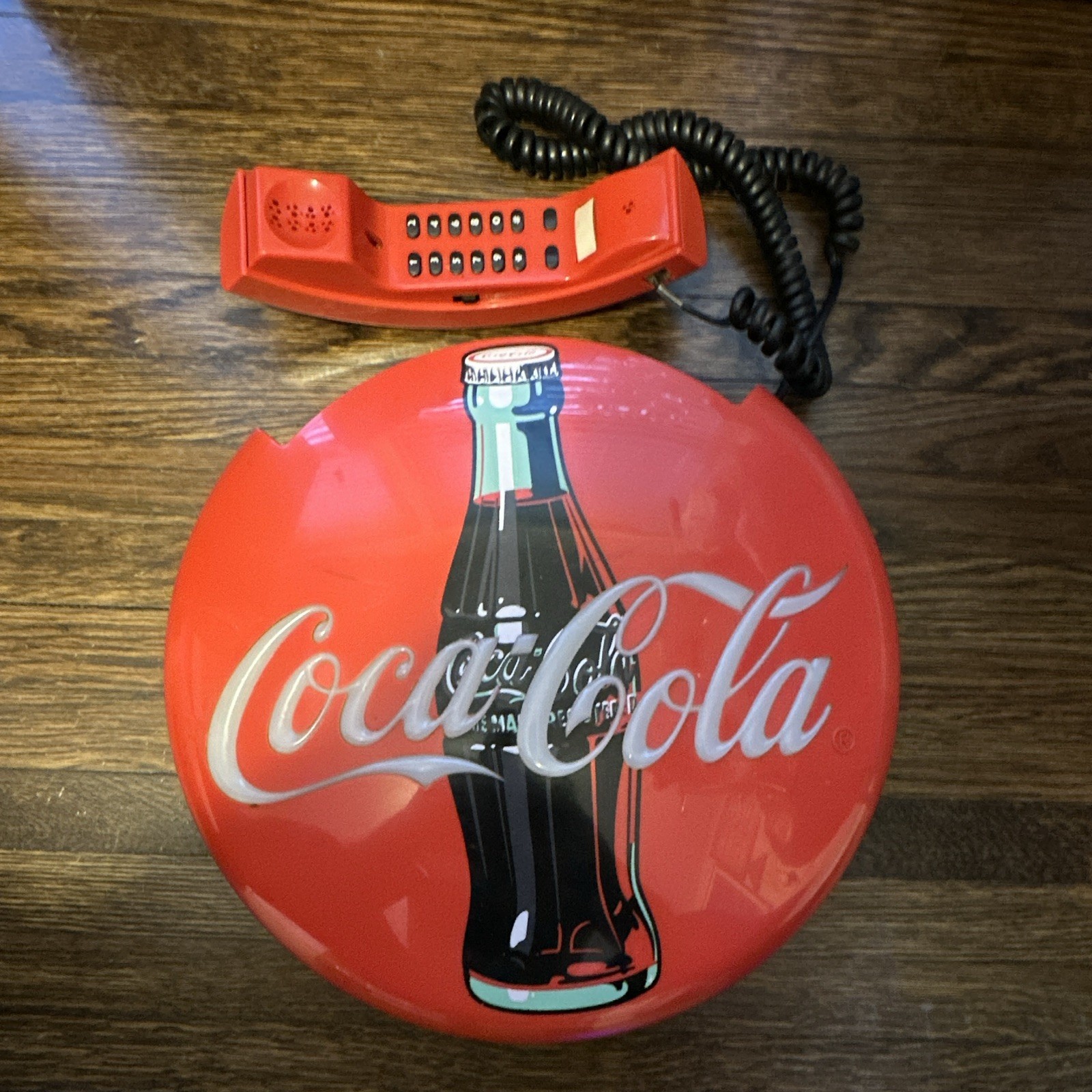 Vintage 1995 Coca-Cola Telephone Landline Phone Classic
