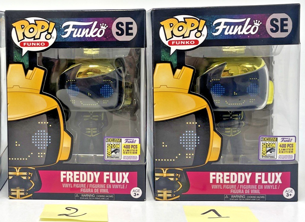 Funko Pop Funko Freddy Flux (Smile)  Exclusive SDCC - LE 400 PCS Vaulted