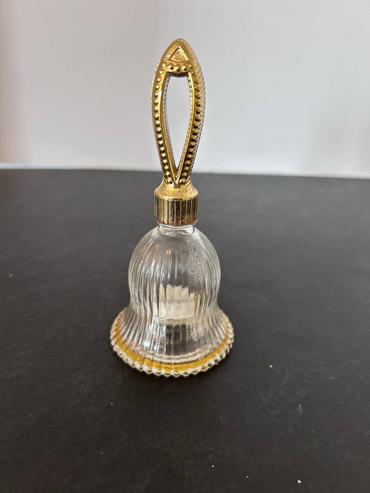 VTG AVON BROCADE Cologne 1 fl oz Fragrance Bell EMPTY No Orig Box 5\
