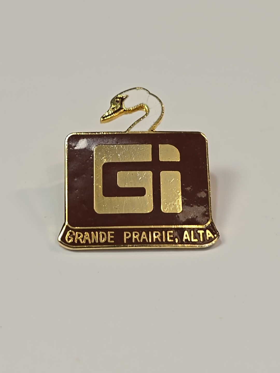 Grande Prairie Alberta Canada Souvenir Lapel Pin 