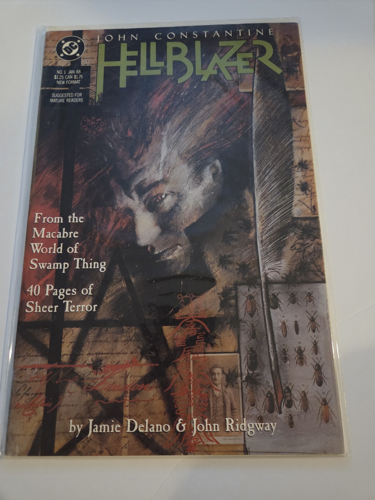 Hellblazer #1 - 1st solo John Constantine - DC Comics 1988