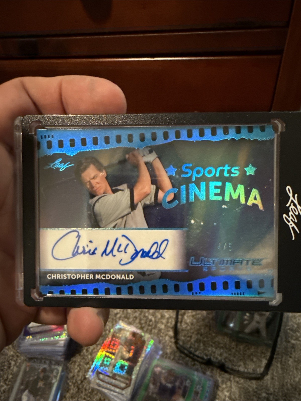 2026 Leaf Ultimate Sports Christopher McDonald Action Auto 4/6 Shooter McGavin 2026 Leaf Ultimate Sports Christopher McDonald Action Auto 4/6 Shooter McGavin