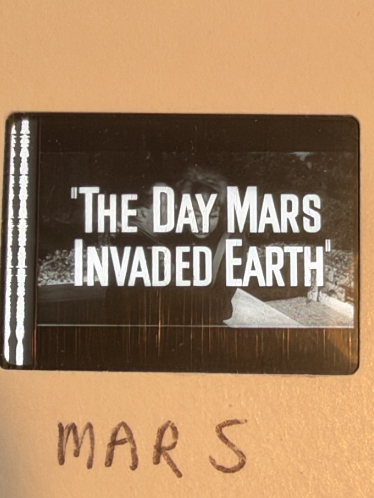 Vintage 1963 THE DAY MARS INVADED EARTH 35mm Film Cell Slides 14 Lot Sci-Fi