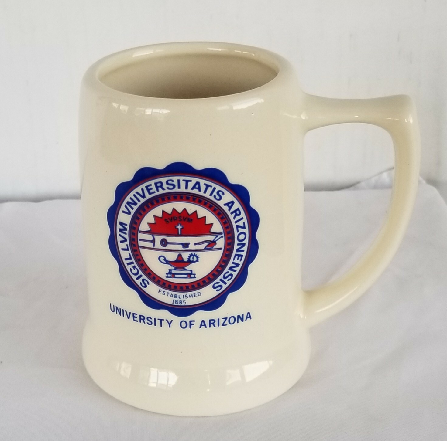 University of Alabama Heavy White Solid Large Mug