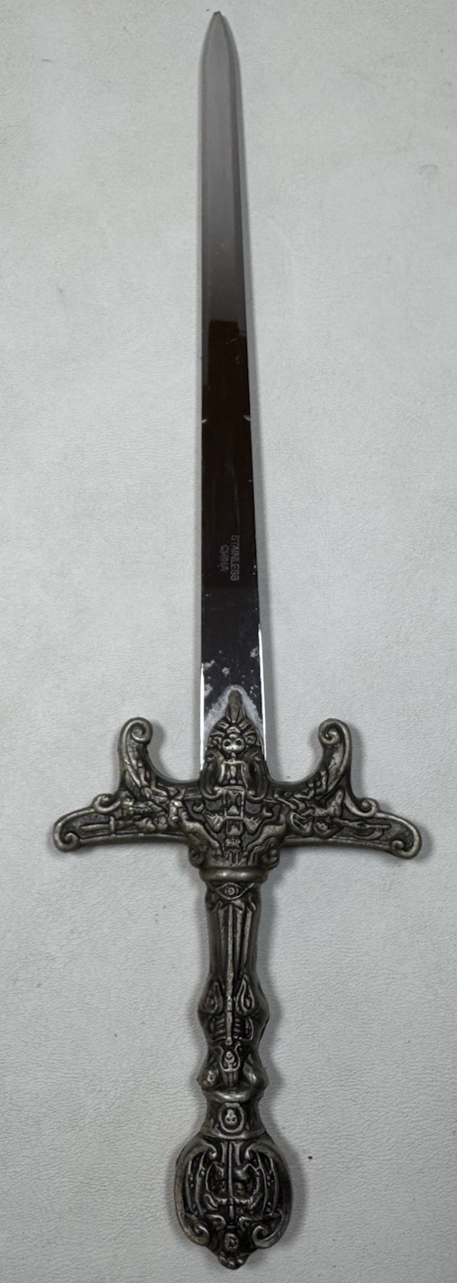 Four Horsemen Apocalypse Riders Sword Letter Opener Marto Toledo Spain Vtg 11\