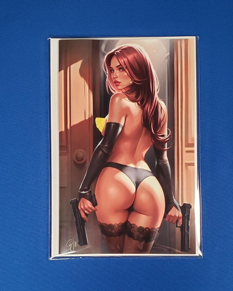 Silent Nights #1 — Naughty Cover by Katya Sinyukhina — LTD 150 — Virgin Variant