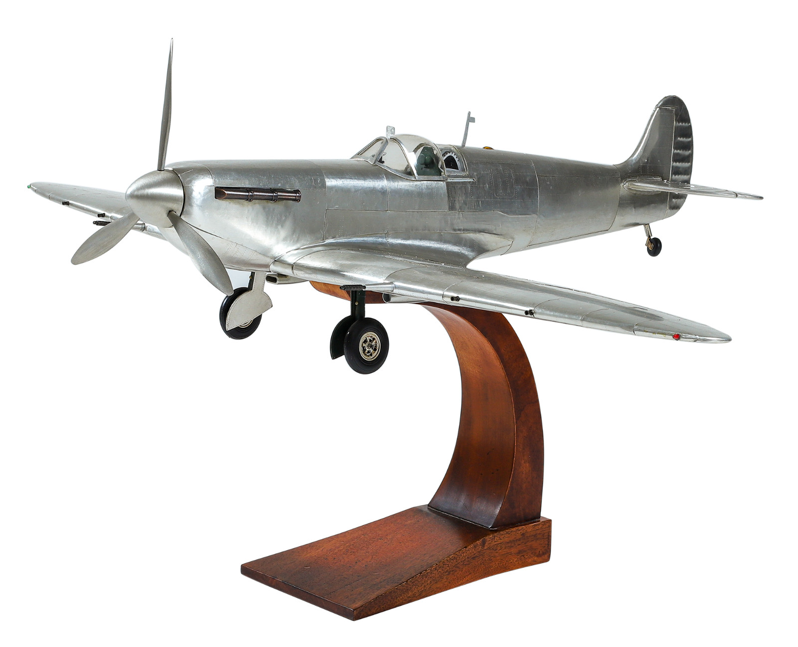 RAF Supermarine Spitfire Aluminum Airplane Model 24\