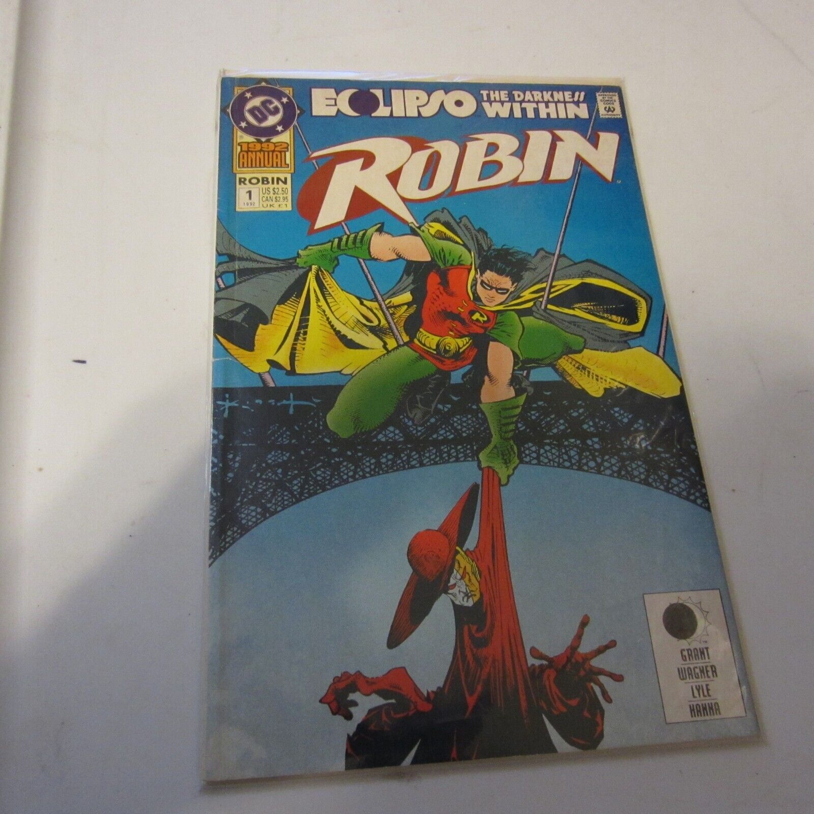 Robin Eclipse The Darkness Within #1 1992 Annual DC Comics Robin Comic Book 