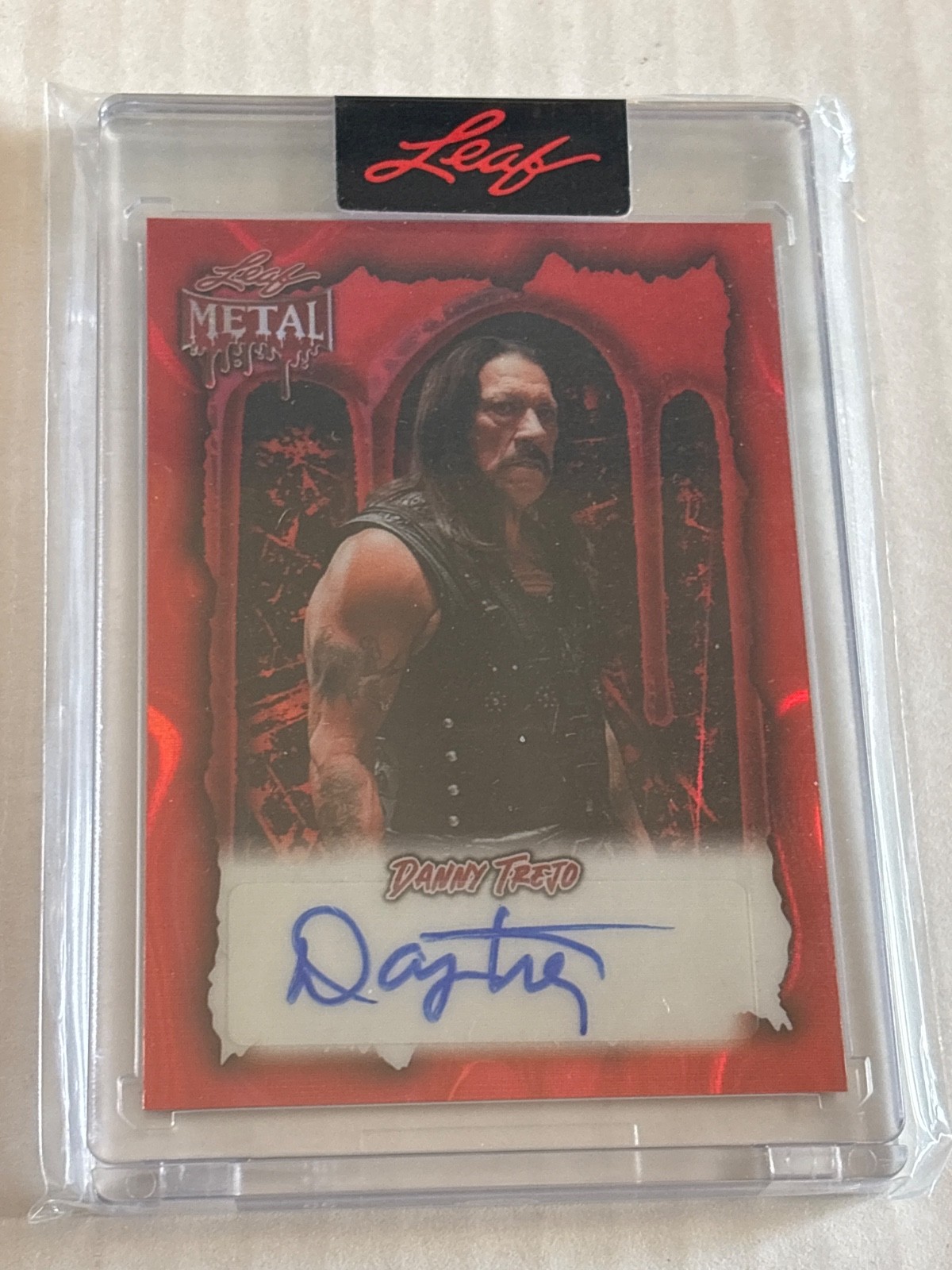 Danny Trejo 2026 Leaf Presidents Pop Century Halloween Auto 5/13