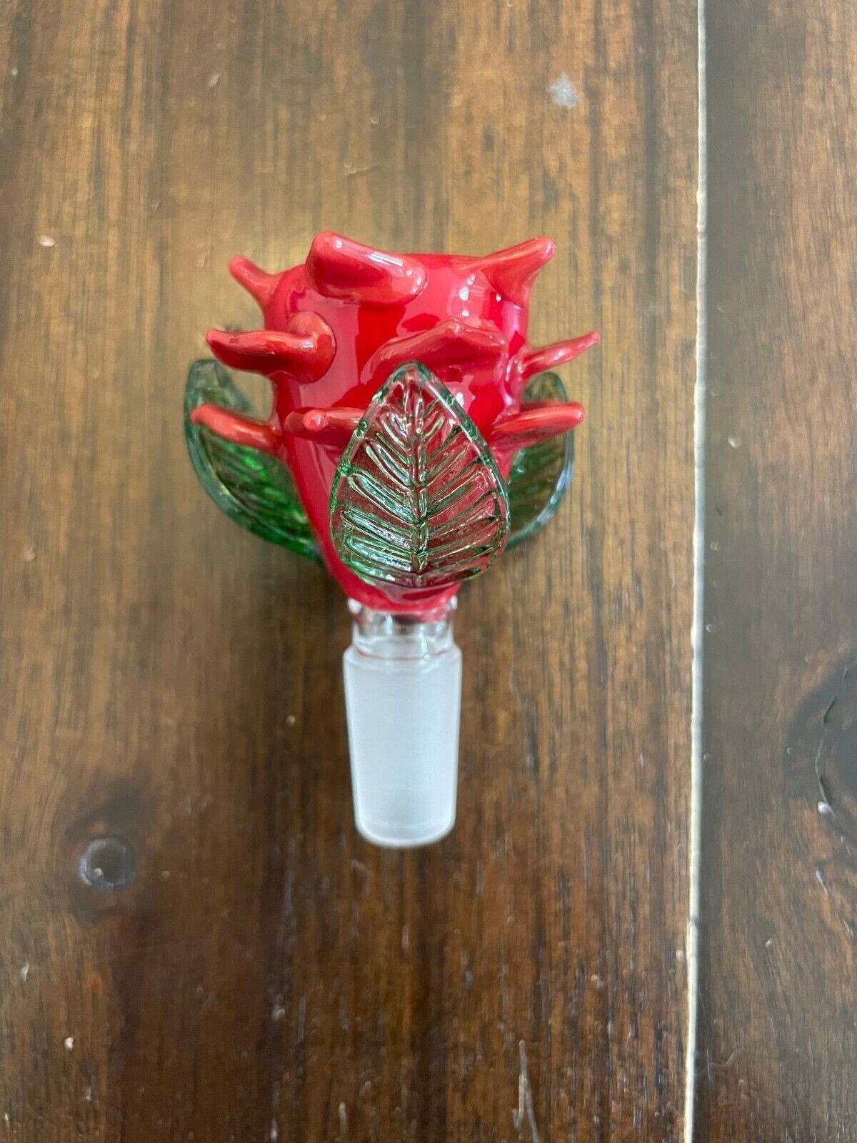 14MM Premium Thick Quality Glass Bowl Pipe Red