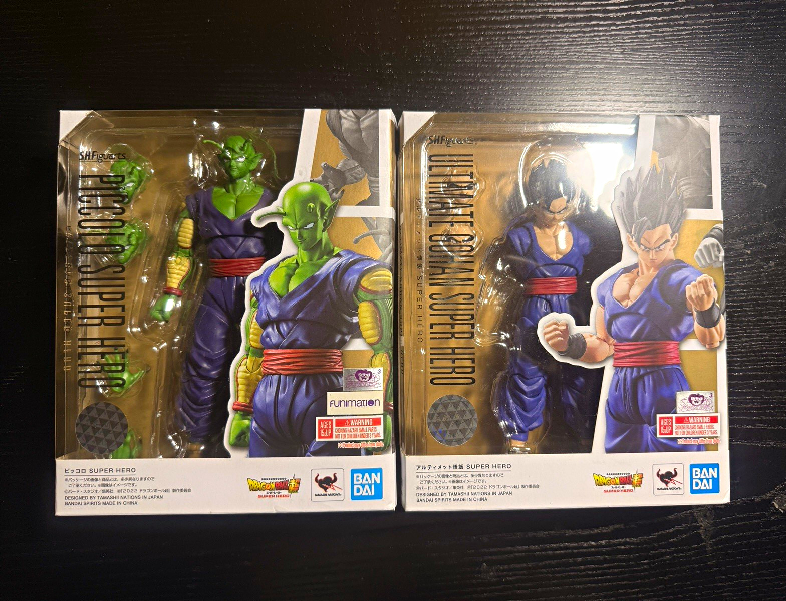 Bandai S.H.Figuarts Dragon Ball Super: Super Hero Piccolo & Gohan (Read desc.)