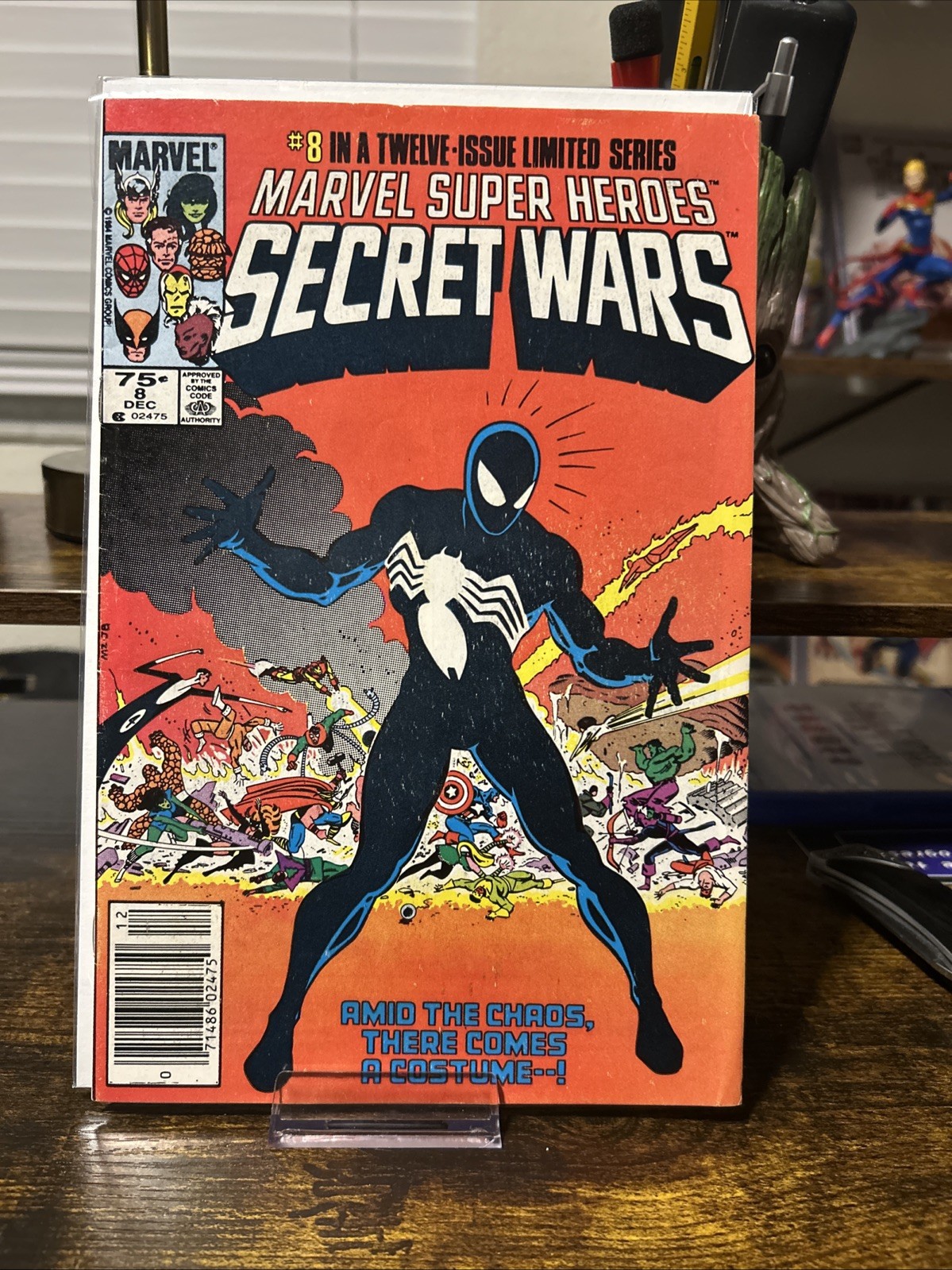 Marvel Super Heroes Secret Wars #8 1984 Newsstand Black Suit SpiderMan Midgrade