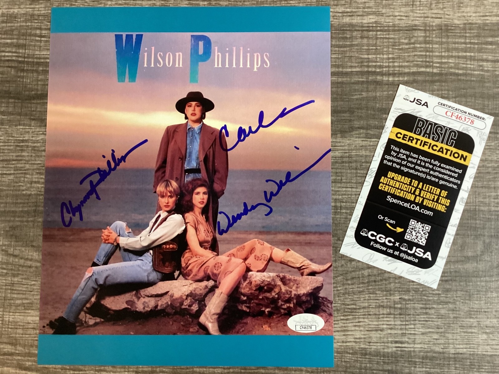 (SSG) Legendary WILSON PHILLIPS Band Signed \