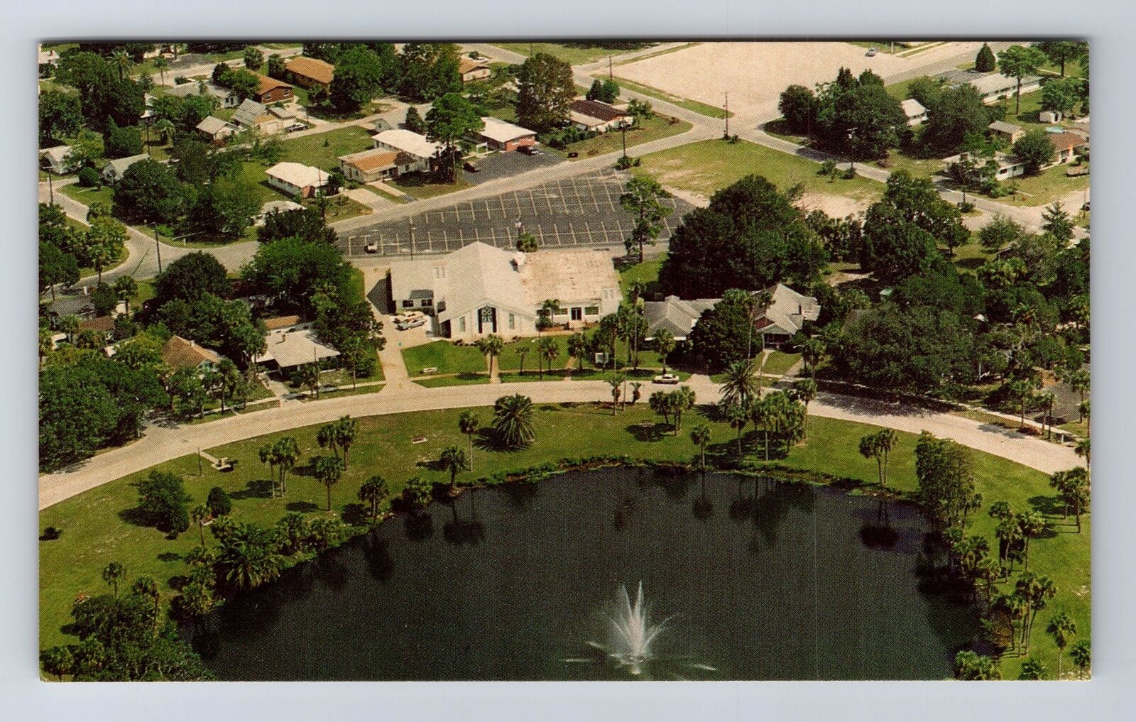 New Port Richey FL-Florida, Community Congregational Church Vintage Postcard
