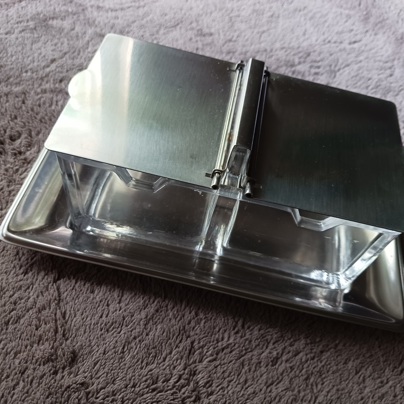 Vintage WMF Cromargan Germany Condiment Holder & Tray Wilhelm Wagenfeld Design Vintage WMF Cromargan Germany Condiment Holder & Tray Wilhelm Wagenfeld Design