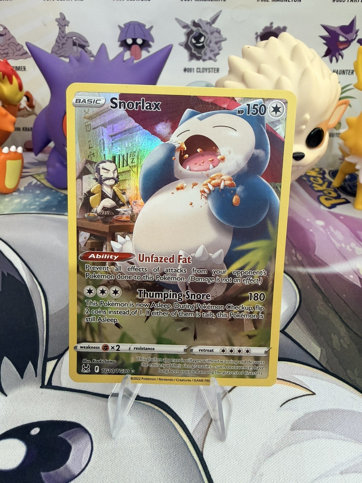 Snorlax TG10/TG30 (NM) - Lost Origin Trainer Gallery - Ultra Rare - Pokemon TCG
