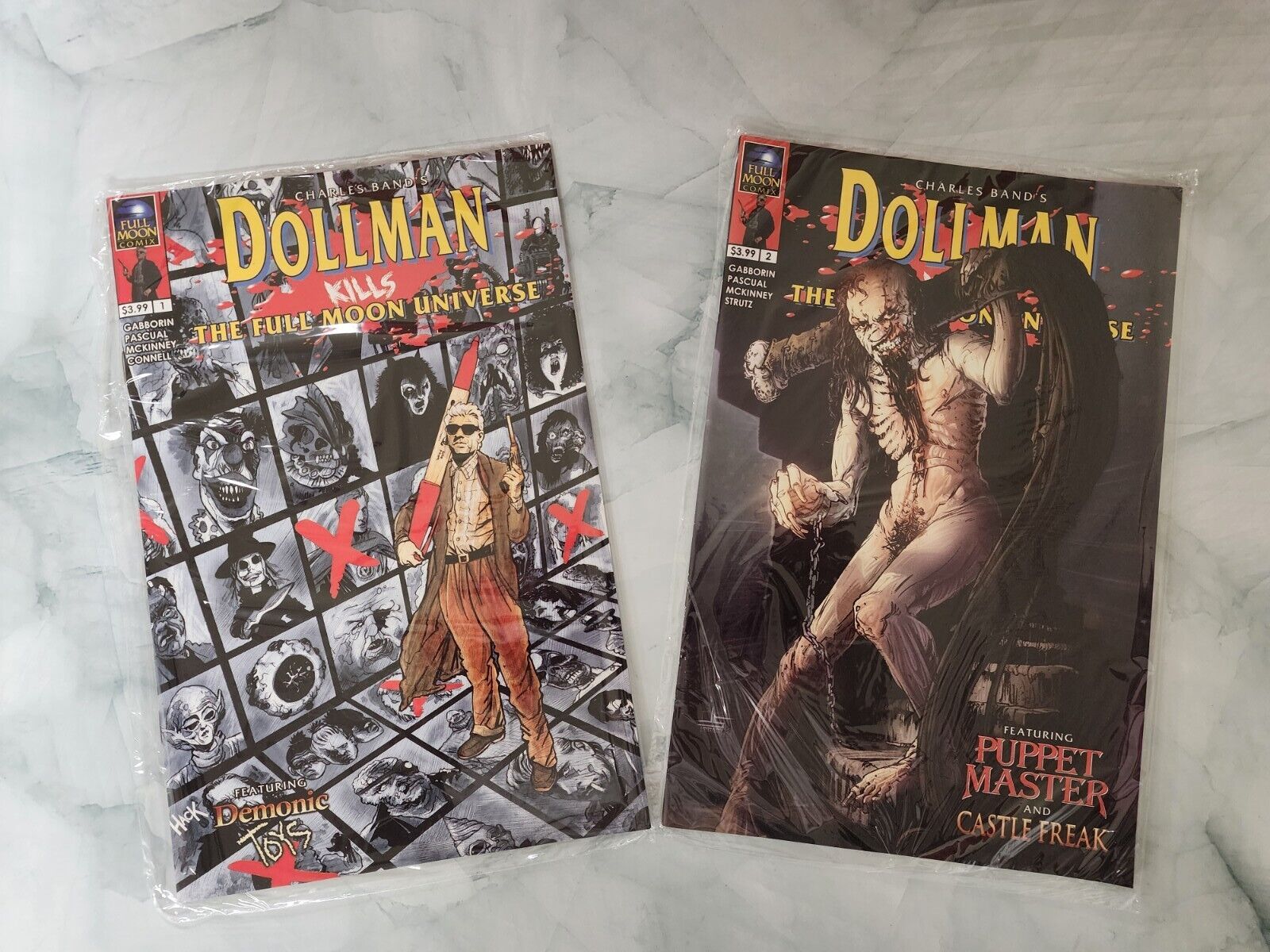Dollman Kills The Full Moon Universe  # 1 and #2.  Brand new, Factory Sealed