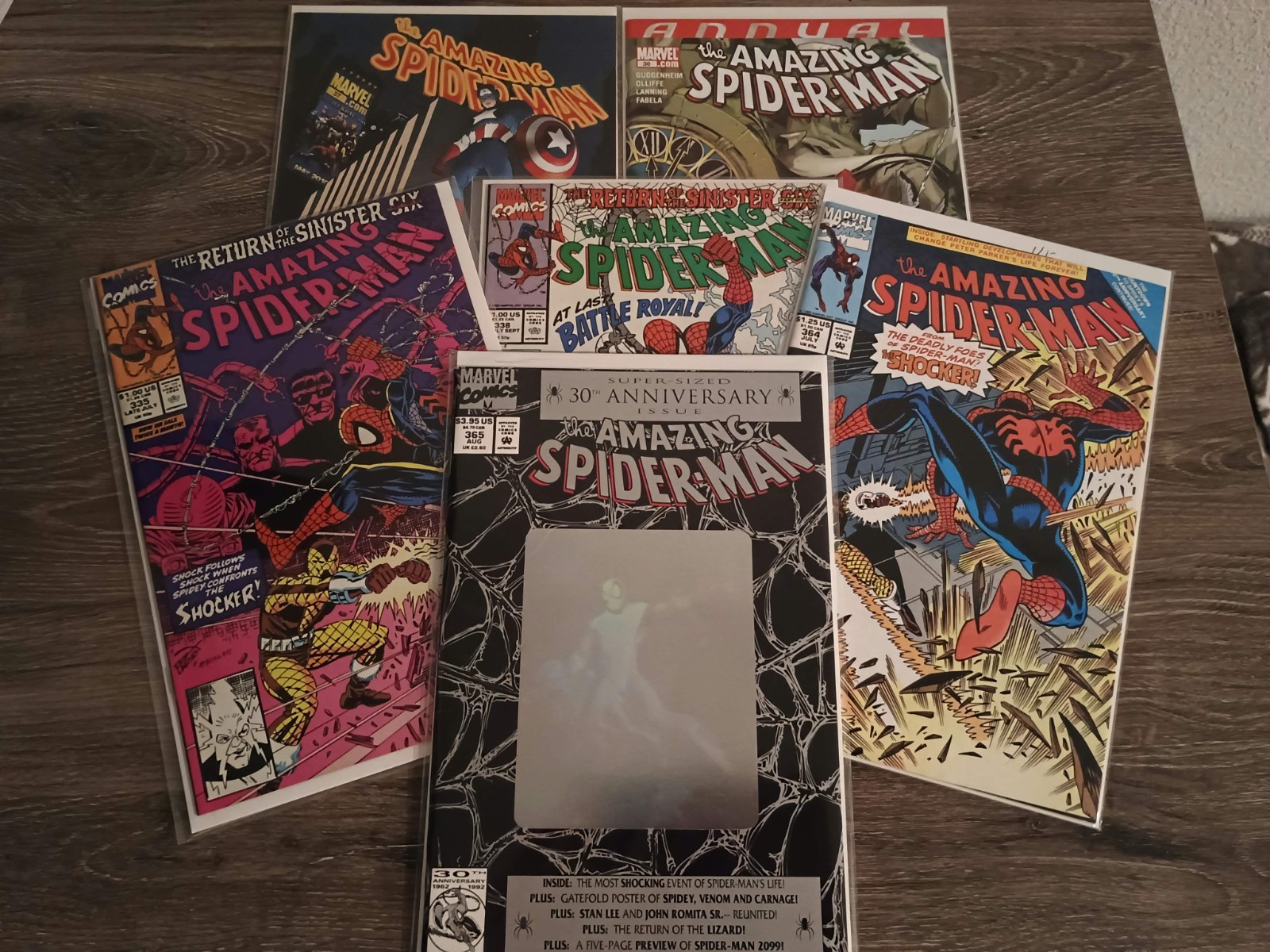 Vintage Marvel Comics Copper Age Lot The Amazing Spider-Man Some Keys/Newsstands
