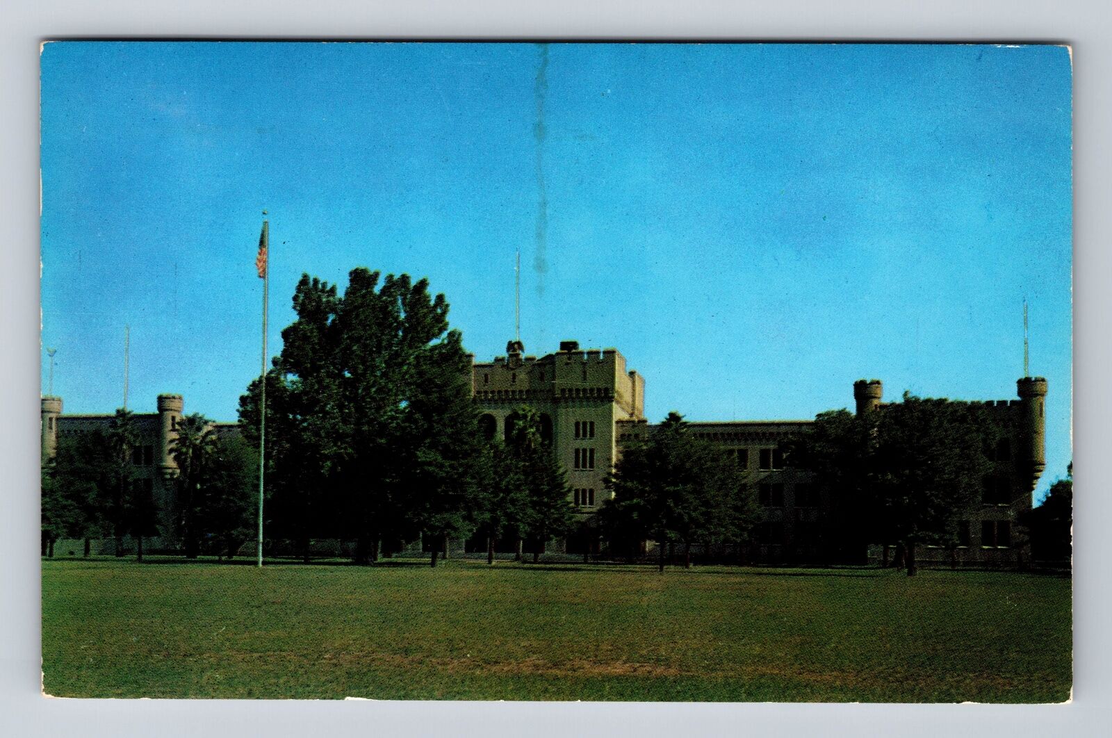 Charleston SC-South Carolina, Admin Building at Citadel, Vintage Postcard