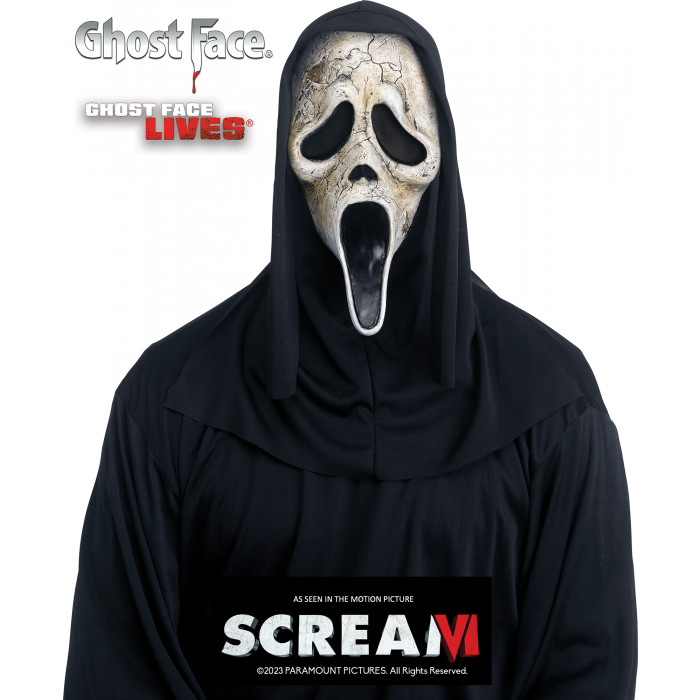 Aged Ghostface Scream VI Mask Fun World In Stock 