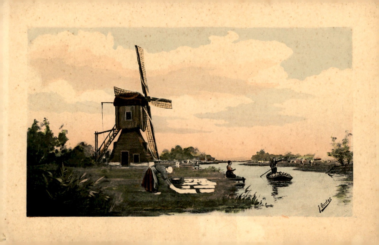1997 Oudes Carte Postale Series 2638 Postcard